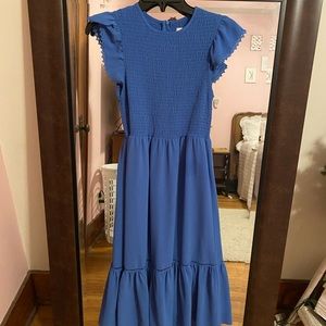 Jun & Ivy Smocked Top Dress